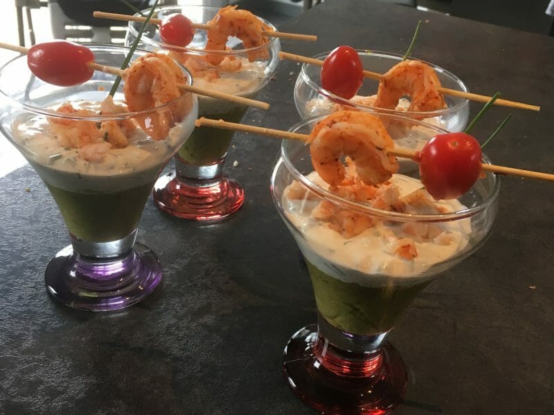 Cliquez pour zoomer ! Verrines saumon avocat Thermomix par maman71