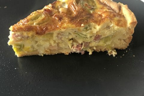 Cliquez pour zoomer ! Gâteau poireaux, lardons et fromage Thermomix par dreys