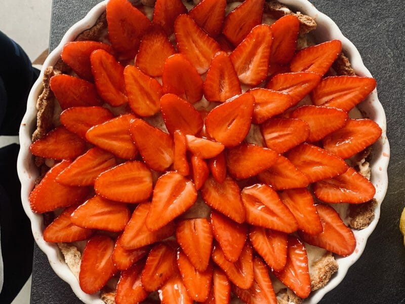 Cliquez pour zoomer ! Tarte aux fraises Thermomix par Elotoutcourt