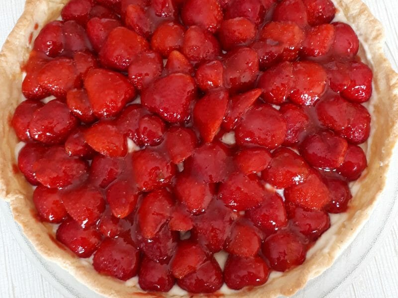 Cliquez pour zoomer ! Tarte aux fraises Thermomix par reveonique