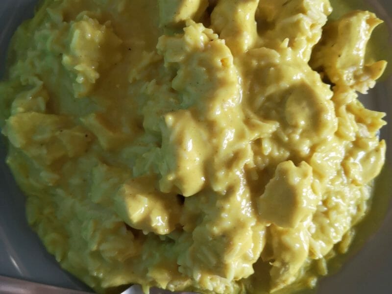 Cliquez pour zoomer ! Blancs de poulet sauce moutarde et curry Thermomix par moniquesel