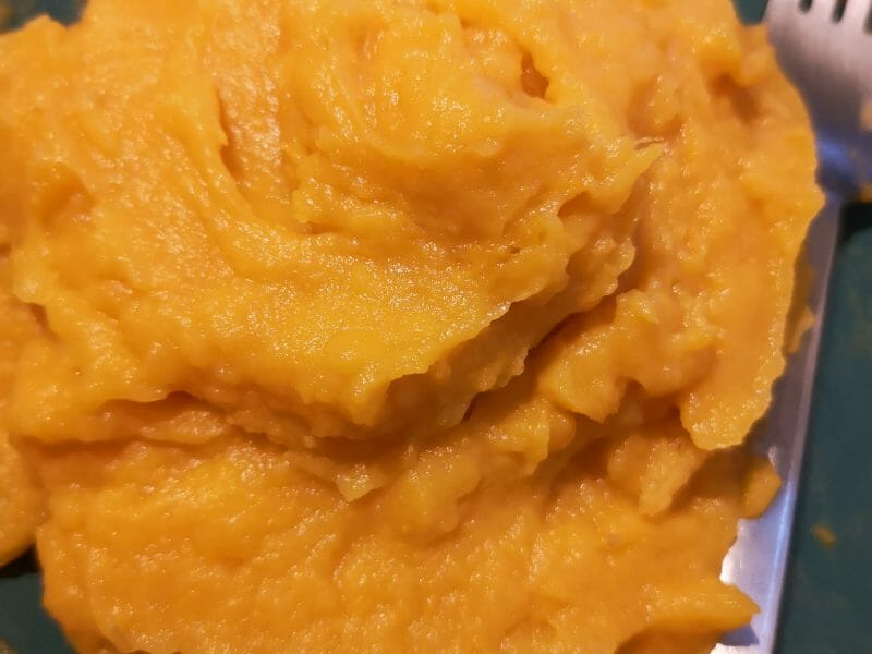 Cliquez pour zoomer ! Purée de pommes de terre et patates douces Thermomix par moniquesel