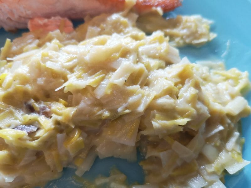 Fondue de poireaux au Thermomix Cookomix