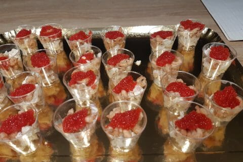 Cliquez pour zoomer ! Verrines au saumon et pommes granny Thermomix par bléau