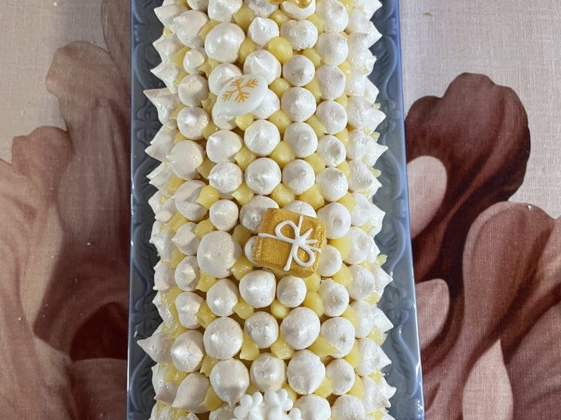 Cliquez pour zoomer ! Bûche au citron meringuée Thermomix par adyp