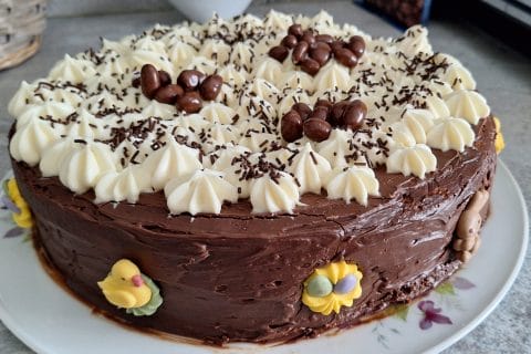 Cliquez pour zoomer ! Bûche forêt noire Thermomix par bernie02