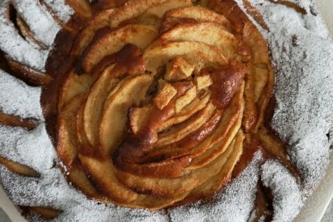 Cliquez pour zoomer ! Gâteau aux pommes et mascarpone Thermomix par bernie02