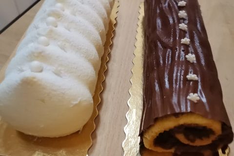 Cliquez pour zoomer ! Bûche vanille praliné Thermomix par christelle23