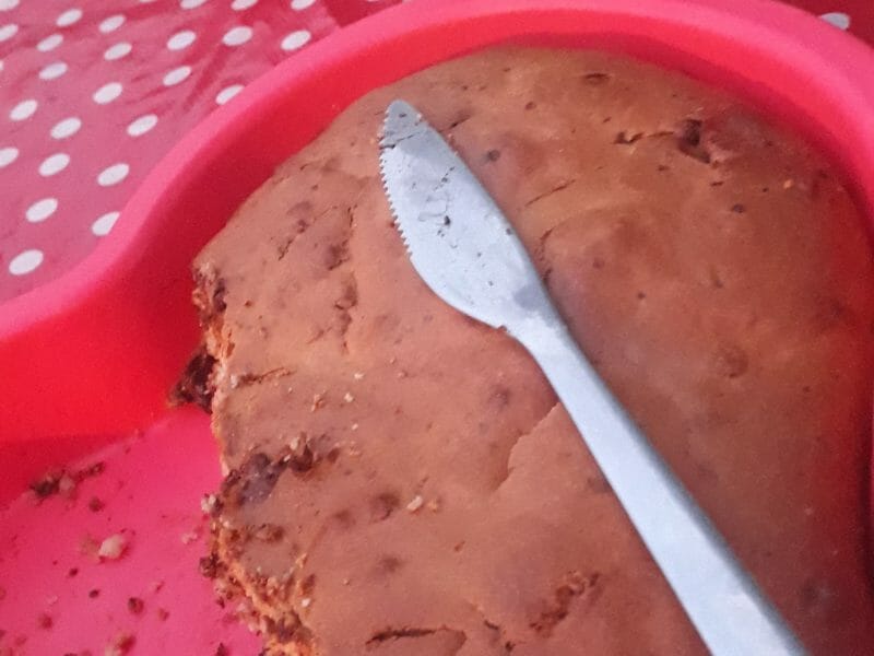 Cliquez pour zoomer ! Cake banane et pépites de chocolat Thermomix par sandrinemix