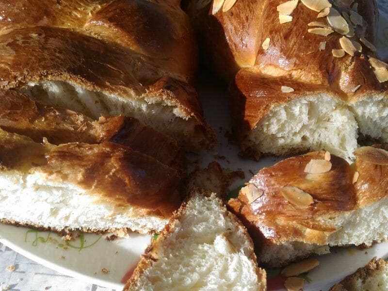 Cliquez pour zoomer ! Brioche tressée à la mie filante Thermomix par Estelle