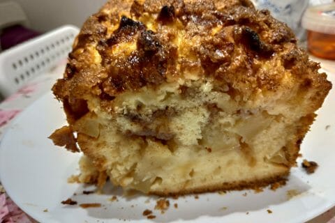 Cliquez pour zoomer ! Cake aux pommes à l’ancienne Thermomix par Estelle