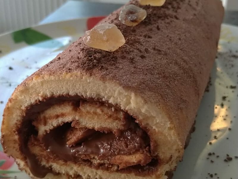 Cliquez pour zoomer ! Roulé au nutella Thermomix par Estelle