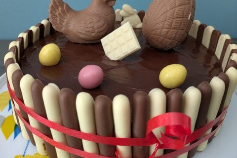 Cliquez pour zoomer ! Gâteau lapin de Pâques Thermomix par Valben38