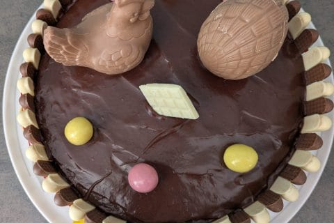 Cliquez pour zoomer ! Gâteau lapin de Pâques Thermomix par Valben38