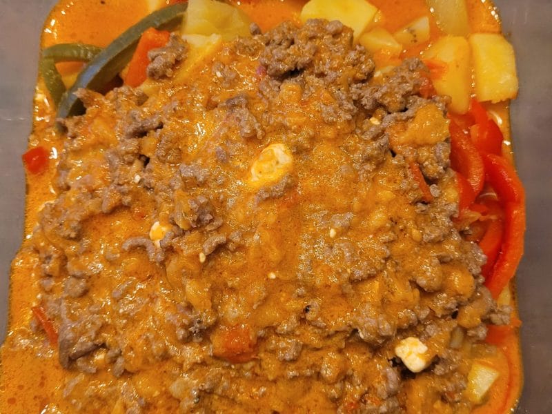 Cliquez pour zoomer ! Boeuf aux poivrons et pommes de terre Thermomix par Valben38