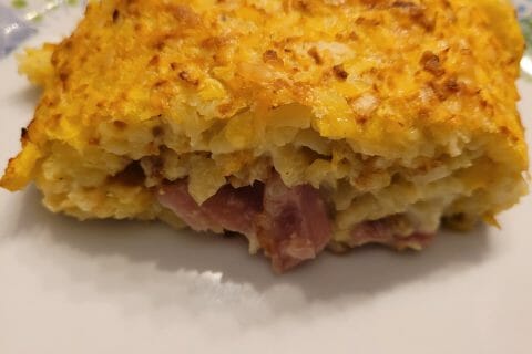 Cliquez pour zoomer ! Roulé de pommes de terre, jambon et reblochon Thermomix par Valben38