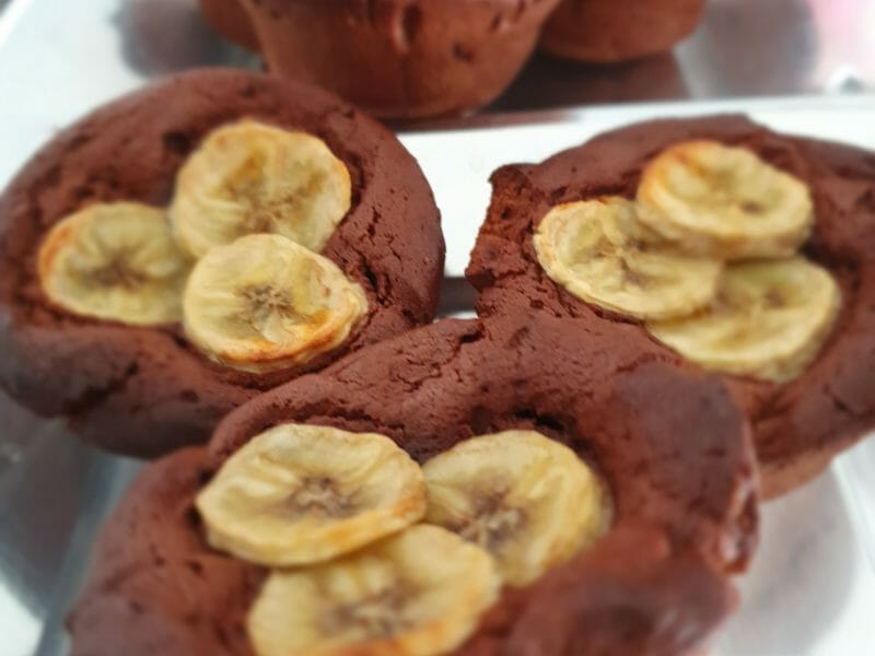 Cliquez pour zoomer ! Brownie fondant choco-banane Thermomix par Meëly