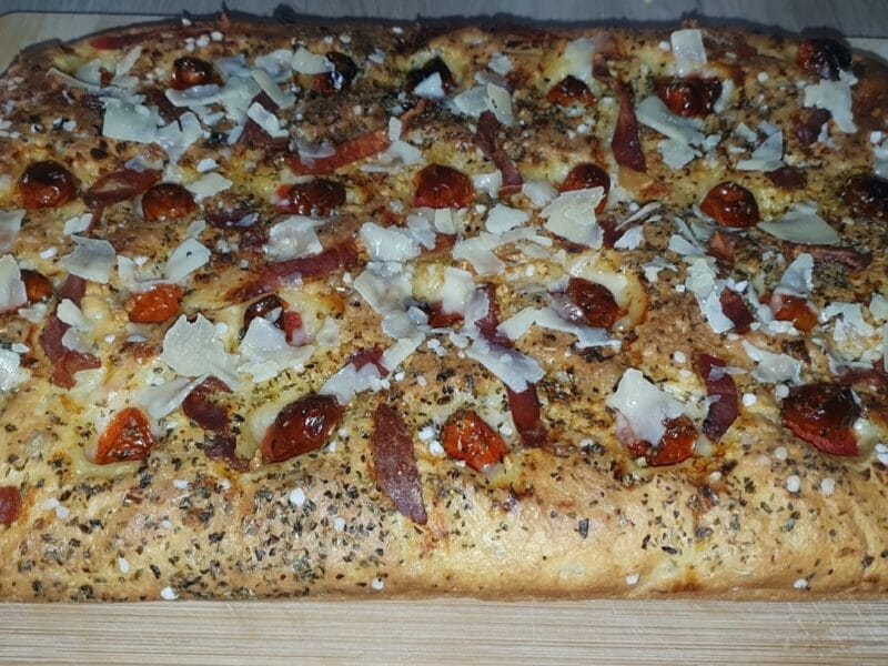 Cliquez pour zoomer ! Focaccia des Pouilles Thermomix par Meëly