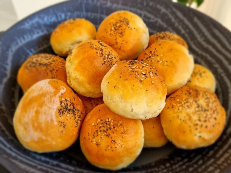 Cliquez pour zoomer ! Pains hamburger Thermomix par Meëly