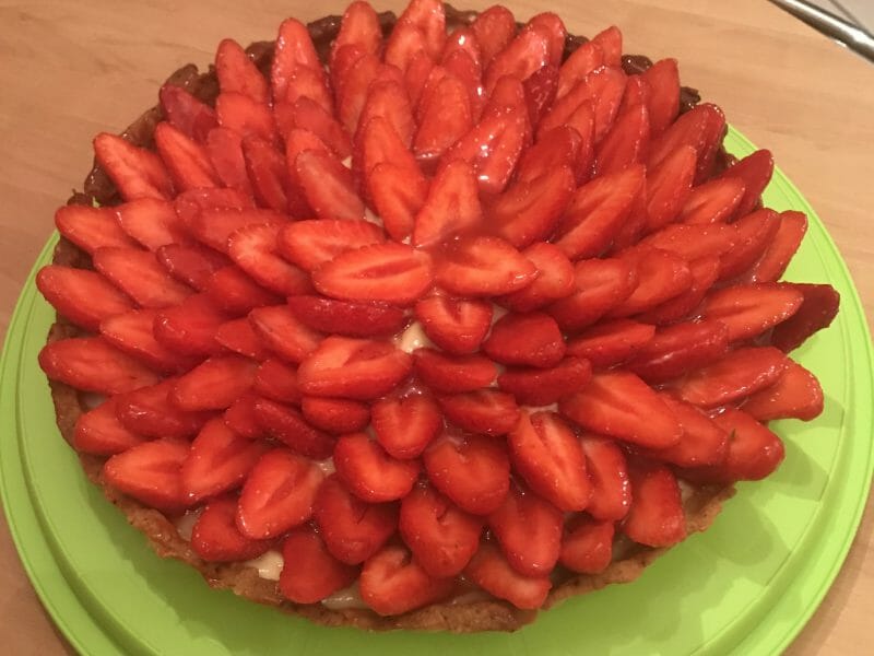 Cliquez pour zoomer ! Tarte aux fraises Thermomix par dina0087