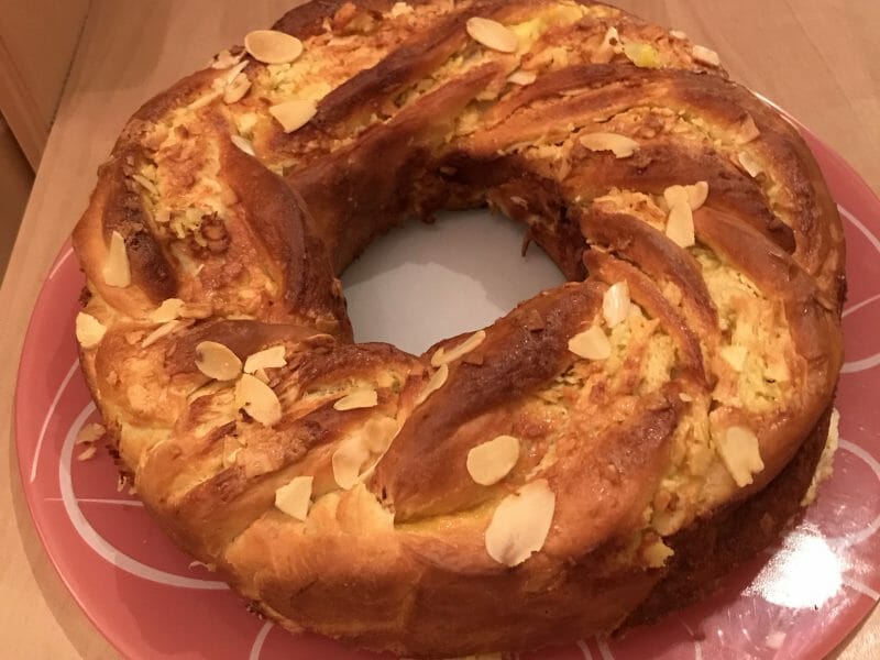 Cliquez pour zoomer ! Brioche à la crème d’amande Thermomix par dina0087