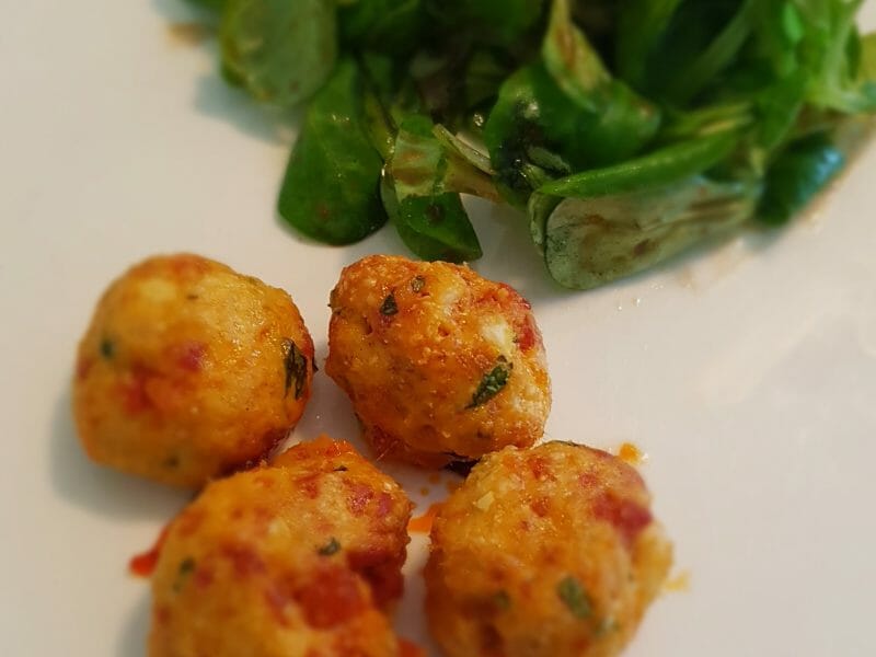 Cliquez pour zoomer ! Boulettes de poulet au chorizo Thermomix par virginie_zerlaudt