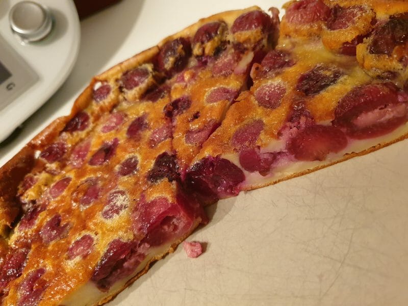 Clafoutis aux cerises au Thermomix Cookomix