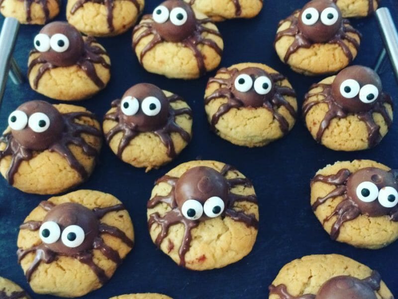 Cliquez pour zoomer ! Spider cookies (cookies araignées) Thermomix par kuklacombe