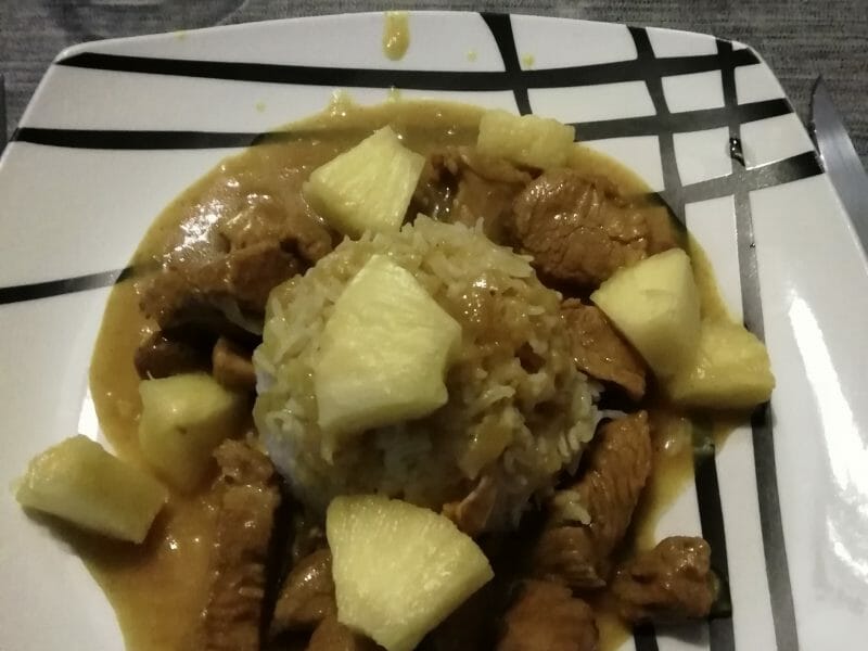 Cliquez pour zoomer ! Filet mignon de porc à l’ananas Thermomix par phenix53