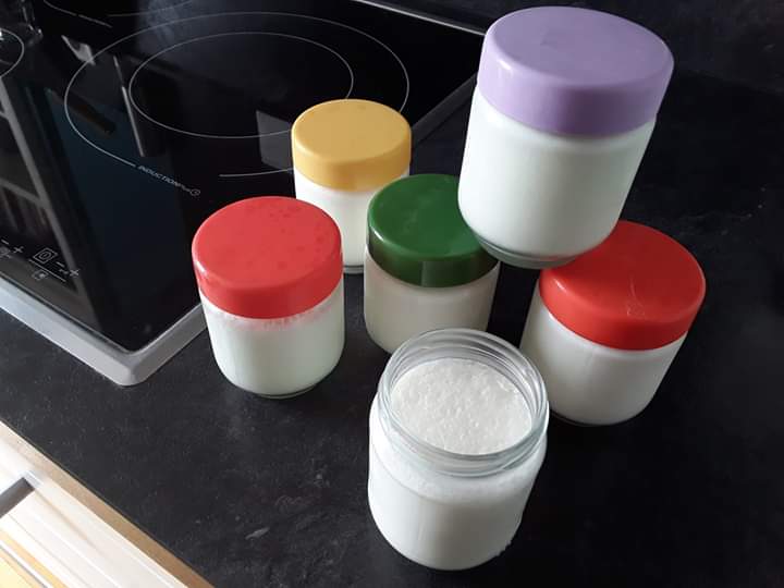 Cliquez pour zoomer ! Yaourt au Varoma Thermomix par elodie56150