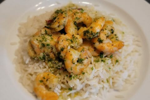 Cliquez pour zoomer ! Crevettes à l’ail Thermomix par elodie56150