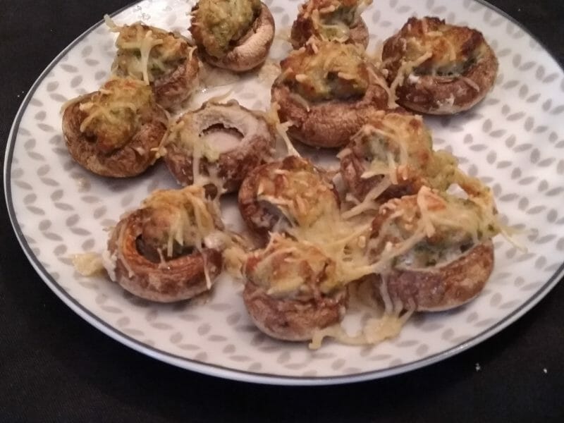 Cliquez pour zoomer ! Champignons farcis Thermomix par Daph in the kitchen