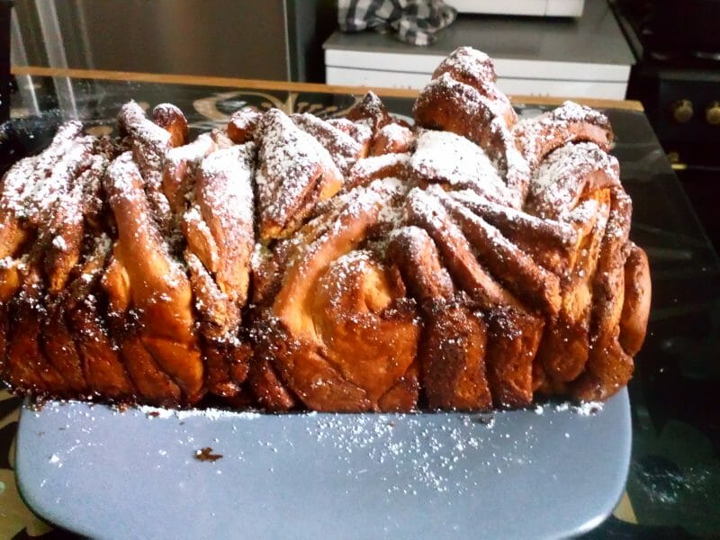 Cliquez pour zoomer ! Brioche à effeuiller à la cannelle Thermomix par emelineelyo