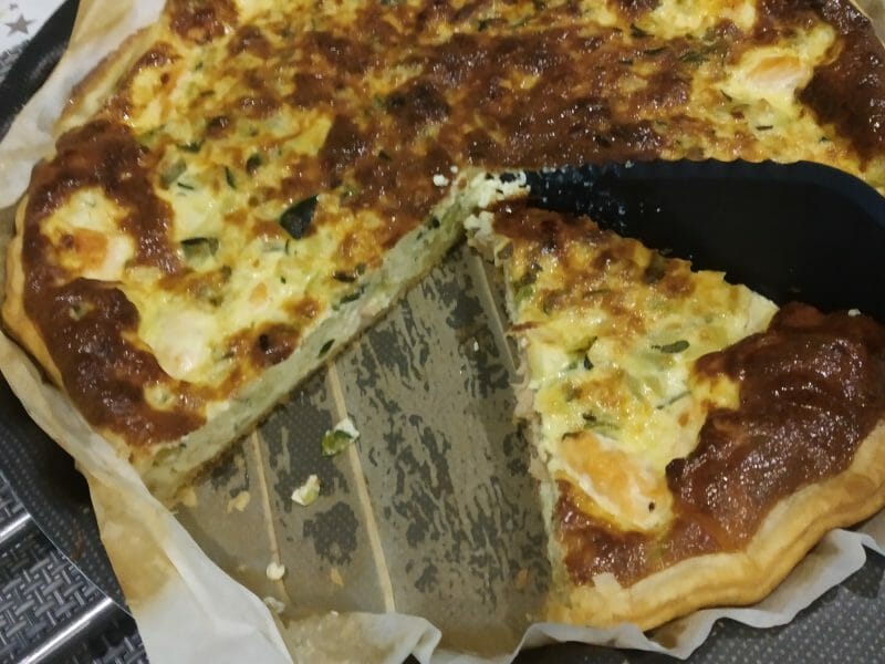 Cliquez pour zoomer ! Quiche saumon et courgettes Thermomix par amoi68