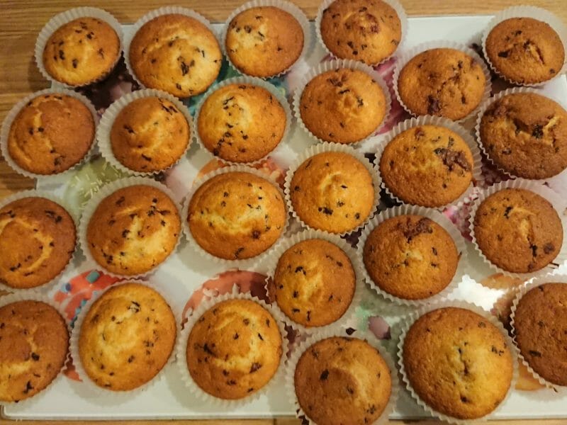 Cliquez pour zoomer ! Muffins aux pépites de chocolat Thermomix par nany19