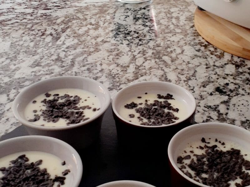 Cliquez pour zoomer ! Crème dessert au chocolat blanc Thermomix par nisazad