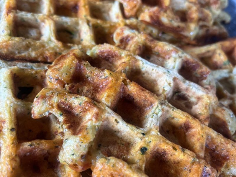 Cliquez pour zoomer ! Gaufres courgettes Thermomix par Justine