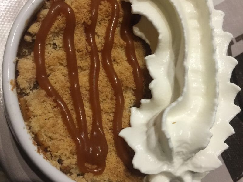 Cliquez pour zoomer ! Crumble aux Pommes Thermomix par Justine