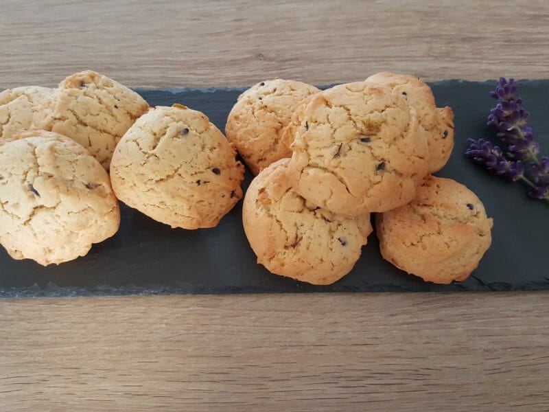 Cliquez pour zoomer ! Cookies à la lavande Thermomix par cathyl