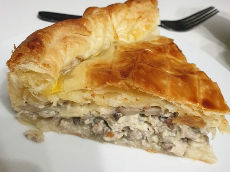 Cliquez pour zoomer ! Tourte au poulet et aux champignons Thermomix par katie88