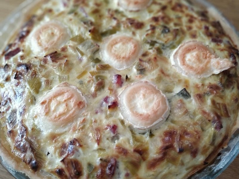 Cliquez pour zoomer ! Tarte aux poireaux Thermomix par ionion19