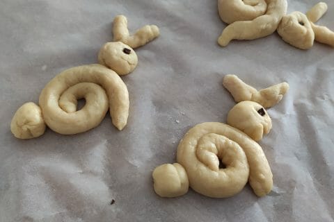 Cliquez pour zoomer ! Brioches lapin de Pâques au Thermomix