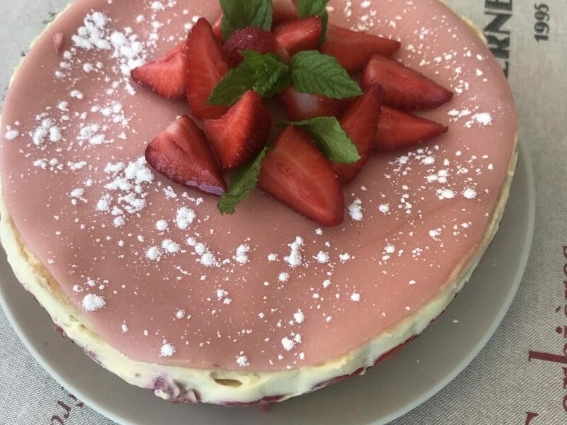 Cliquez pour zoomer ! Fraisier Thermomix par decibelle68