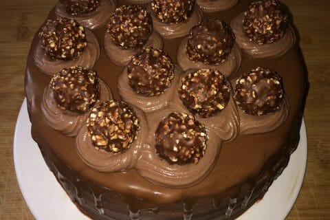 Cliquez pour zoomer ! Layer cake Kinder Bueno Thermomix par cindy77100