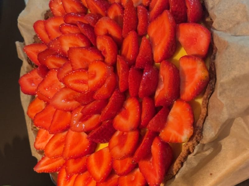 Cliquez pour zoomer ! Tarte aux fraises Thermomix par annecha06