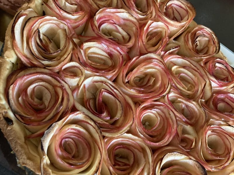 Cliquez pour zoomer ! Tarte aux pommes alsacienne Thermomix par annecha06