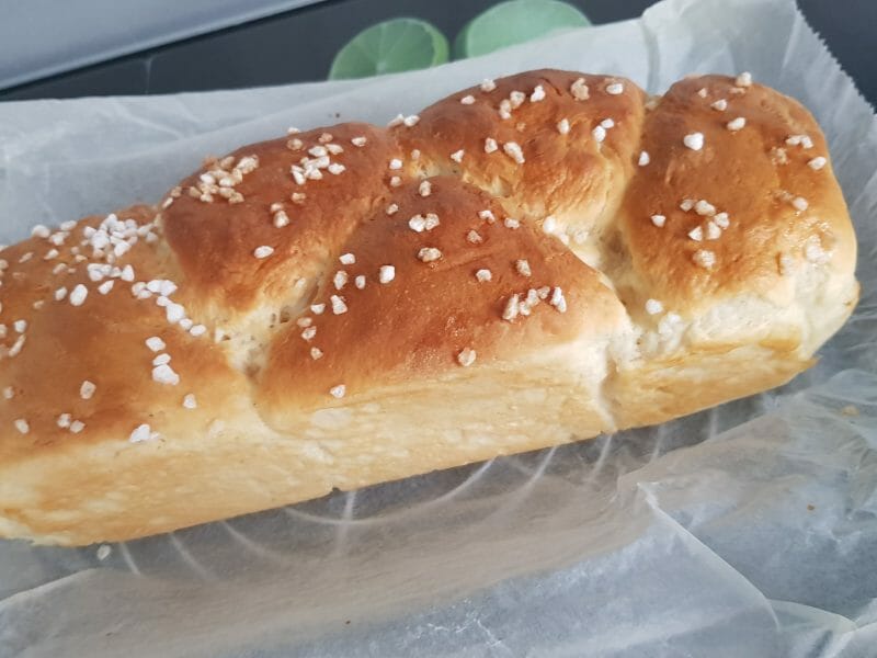 Cliquez pour zoomer ! Brioche sans beurre, sans oeufs Thermomix par seloane