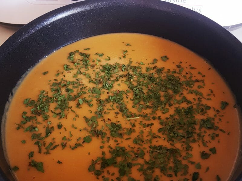 Cliquez pour zoomer ! Mouliné de lentilles corail à l’indienne Thermomix par popipops93