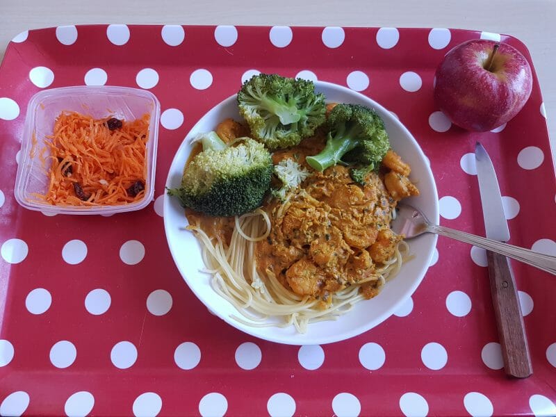 Cliquez pour zoomer ! Curry de crevettes au lait de coco Thermomix par popipops93