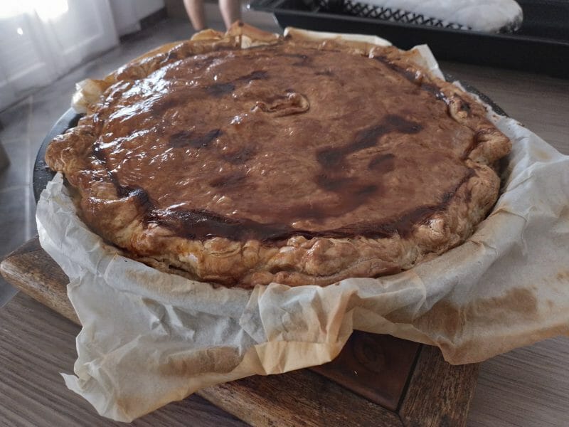 Cliquez pour zoomer ! Tourte aux poireaux et au saumon fumé Thermomix par Lelou84